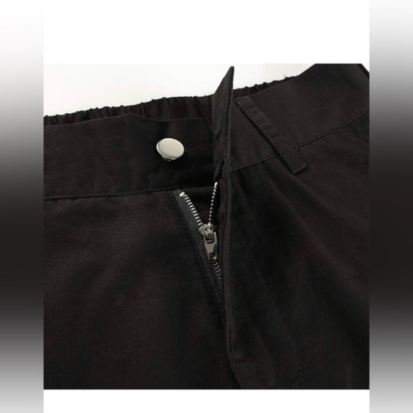 NWT Cargo Pants, High Waist Lounge Pants Fashion Loose Relaxed Fit Jogger Sz M - Picture 5 of 13